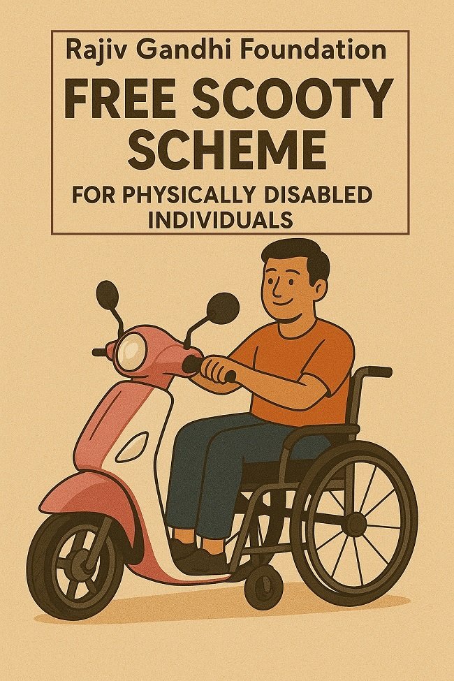 Rajiv Gandhi Foundation Free Scooty Yojana 2025